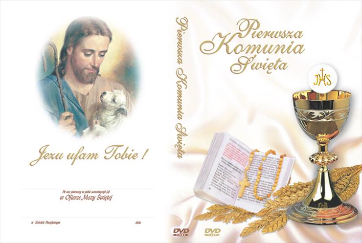 Okładki Pamiątka komunii Świętej  naklejki DVD studioavtel - Okładka Komunia Święta 011.jpg