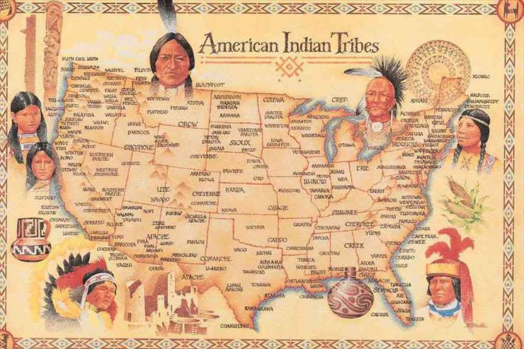 Indianie Plemiona Mapy - native american map1.jpg