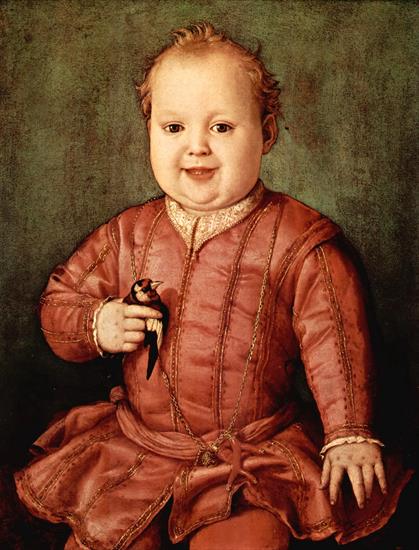 Galleria degli Uffizi. 1 - Angelo Bronzino Portrait of Giovanni de Medici as a Child.jpg