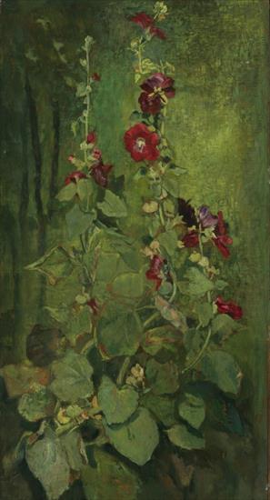 ___- 02 - John La Farge - Red Hollyhocks.jpg