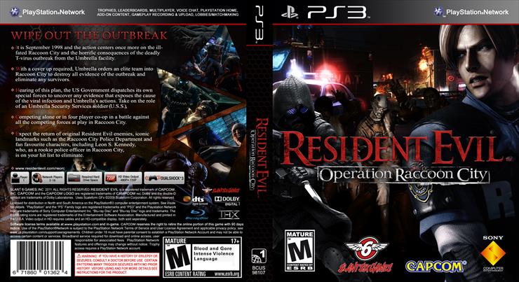  Covers PS3 - Resident Evil Operation Racoon City PS3 - Cover.jpg